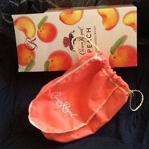 Crown Royal Peach Gift Box And Bag
